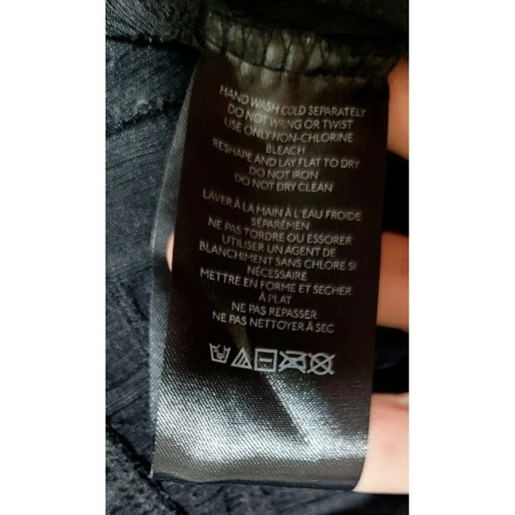 Urban Outfitters Pants Small Black Stretch Popcorn Texture Bootcut Fun Eclectic - Picture 5 of 9